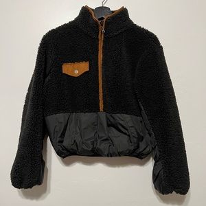 Frame Black Fleece Mix Pullover